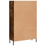 Hoge Kast 69,5X31X115 Cm Bewerkt Hout Kleurig