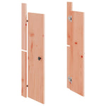 Kastdeurtjes Voor Buitenkeuken 50X9X82 Cm Massief Douglashout