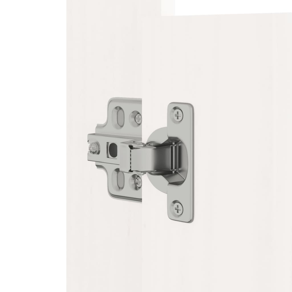 Keukenkast Voor Buiten Massief Grenenhout Wit