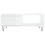 Salontafel 90X60X35 Cm Bewerkt Hout