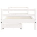 Kinderbedframe Met Lades Massief Grenenhout