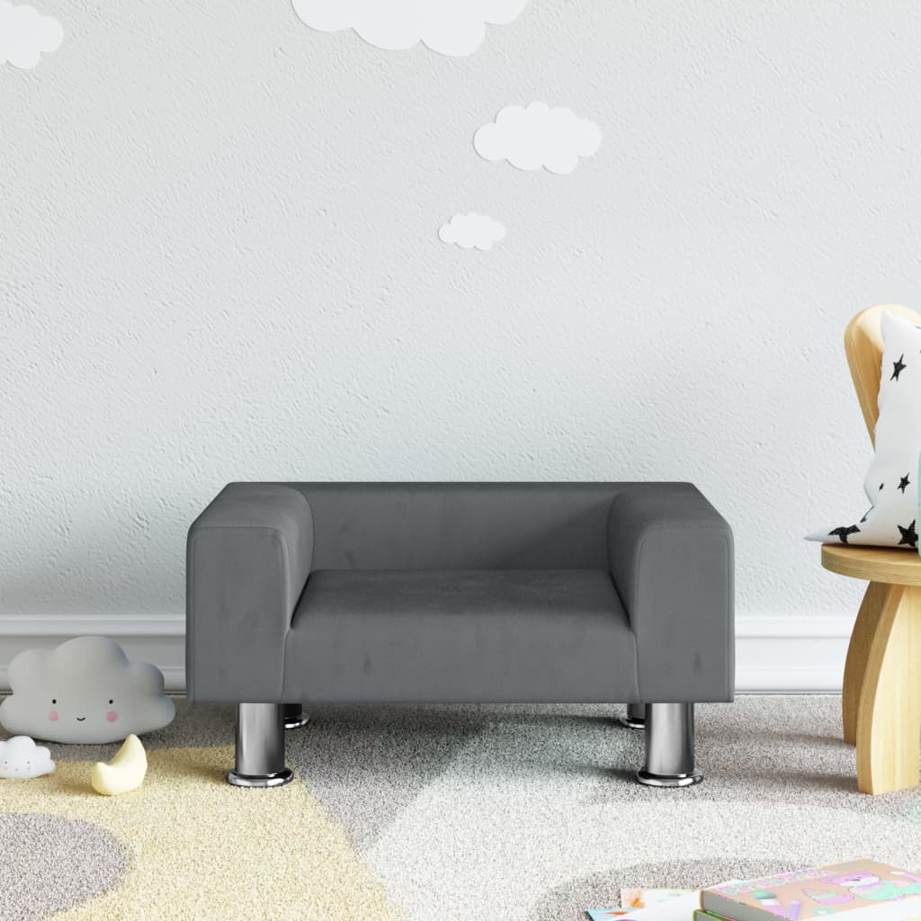 Kinderbank 50X40X26,5 Cm Fluweel