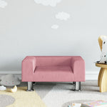 Kinderbank 50X40X26,5 Cm Fluweel