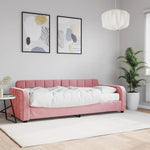 Slaapbank Fluweel Roze