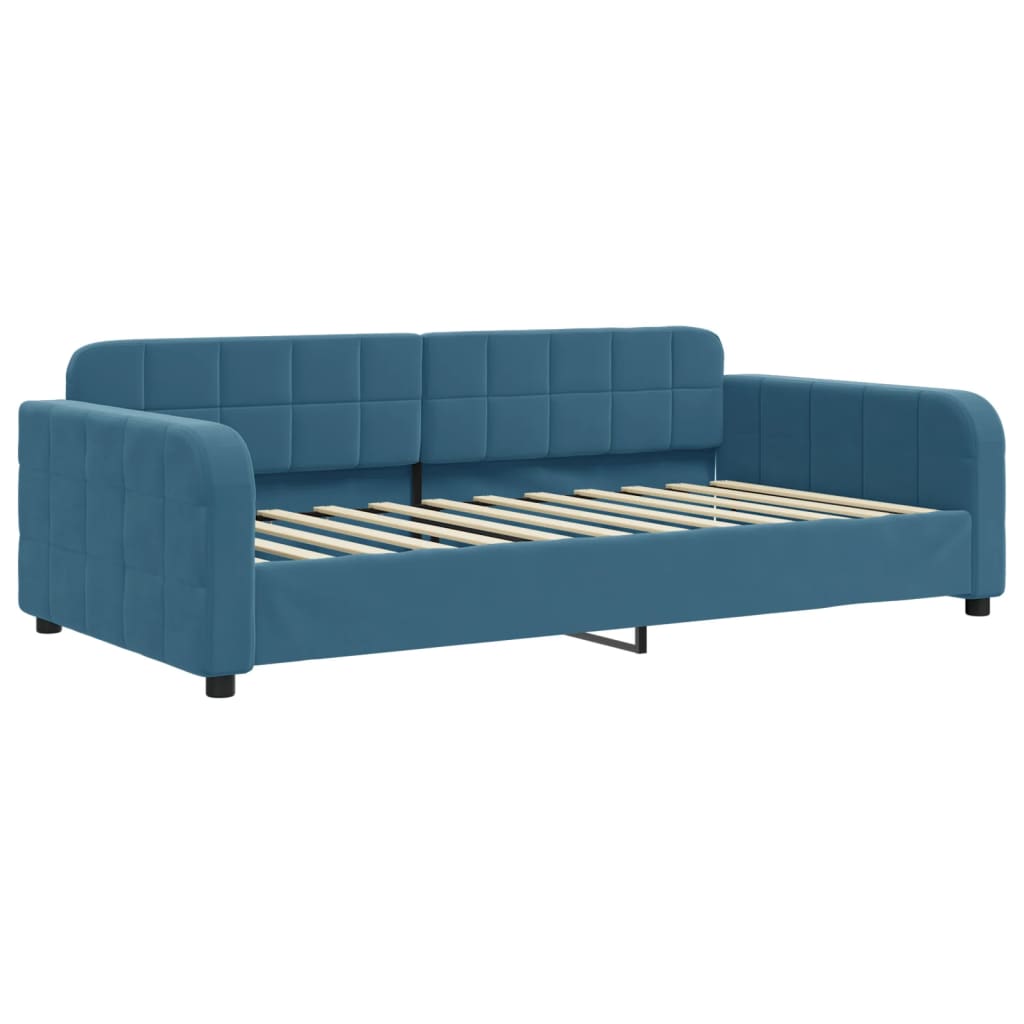 Slaapbank Fluweel Blauw