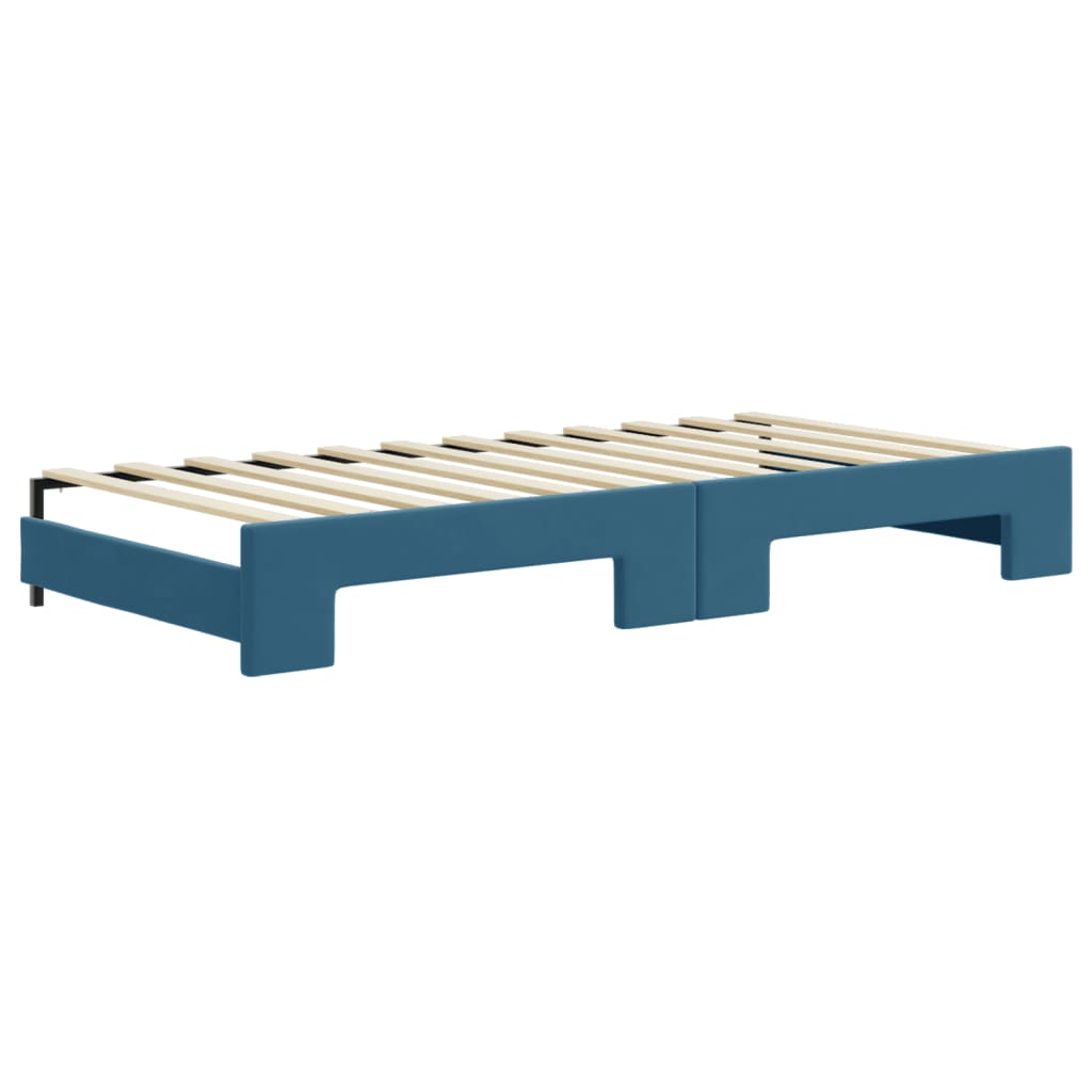 Slaapbank Fluweel Blauw