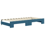 Slaapbank Fluweel Blauw