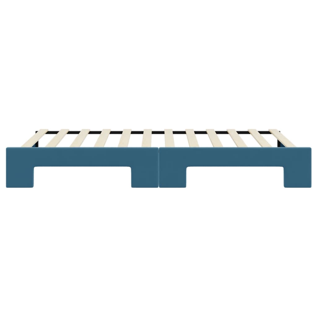 Slaapbank Fluweel Blauw