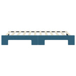 Slaapbank Fluweel Blauw
