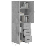 Hoge Kast 69,5X34X180 Cm Bewerkt Hout