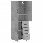Hoge Kast 69,5X34X180 Cm Bewerkt Hout
