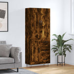 Hoge Kast 69,5X34X180 Cm Bewerkt Hout