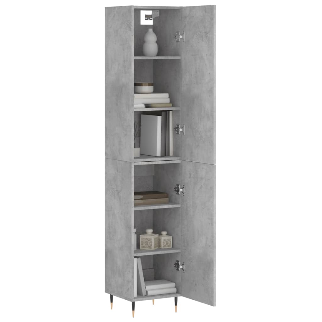 Hoge Kast 34,5X34X180 Cm Bewerkt Hout