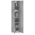 Hoge Kast 34,5X34X180 Cm Bewerkt Hout