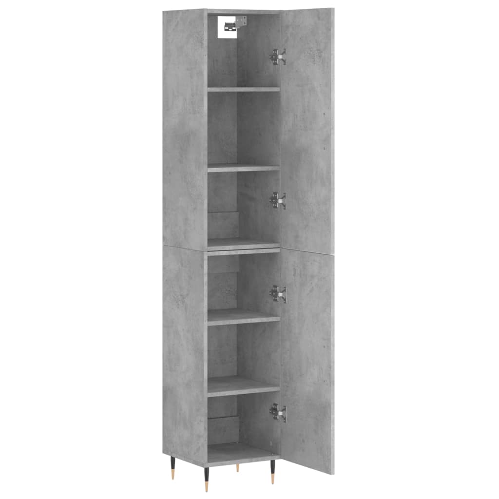 Hoge Kast 34,5X34X180 Cm Bewerkt Hout