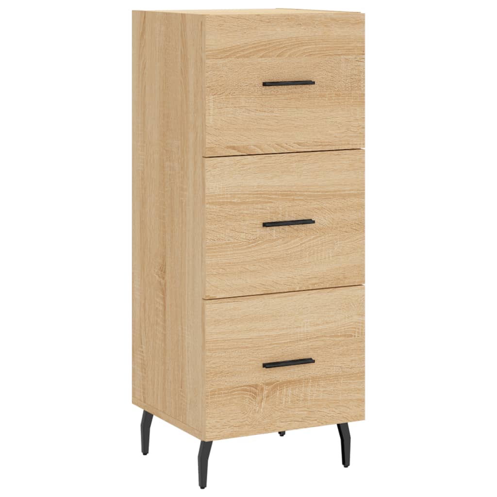 Hoge Kast 34,5X34X180 Cm Bewerkt Hout Kleurig