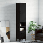 Hoge Kast 34,5X34X180 Cm Bewerkt Hout