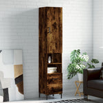 Hoge Kast 34,5X34X180 Cm Bewerkt Hout