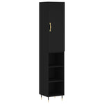 Hoge Kast 34,5X34X180 Cm Bewerkt Hout