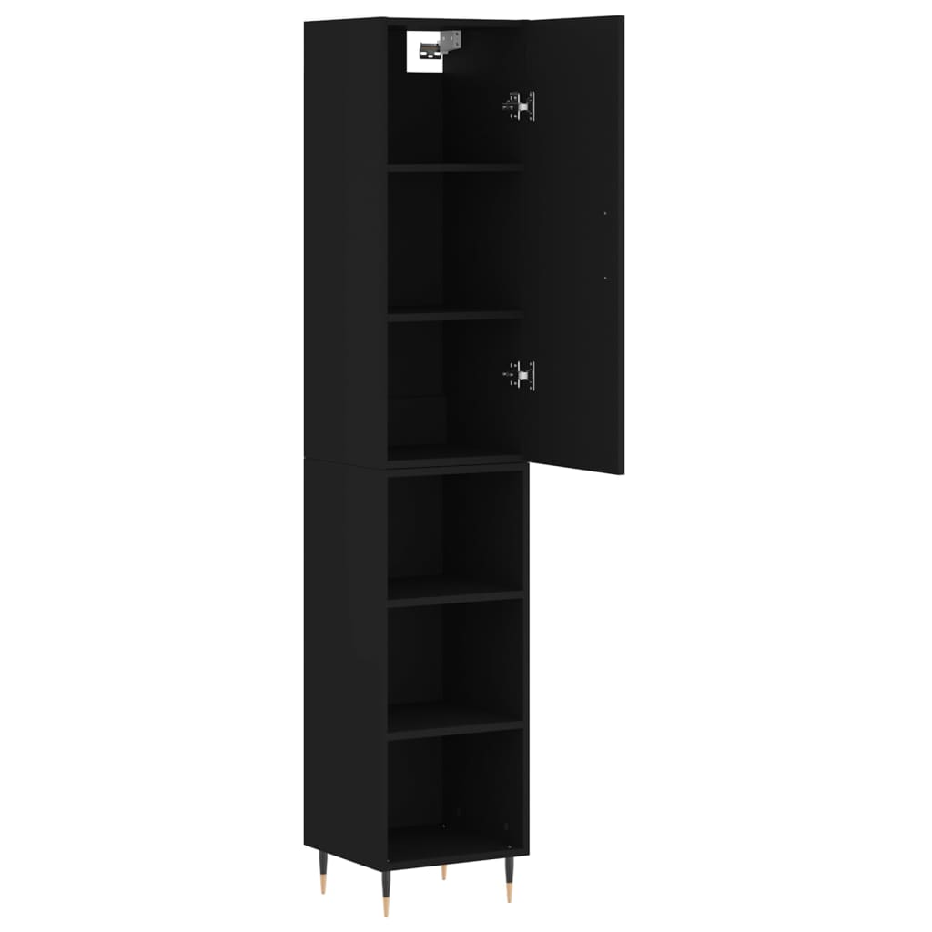 Hoge Kast 34,5X34X180 Cm Bewerkt Hout