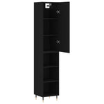 Hoge Kast 34,5X34X180 Cm Bewerkt Hout