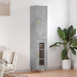 Hoge Kast 34,5X34X180 Cm Bewerkt Hout