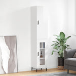 Hoge Kast 34,5X34X180 Cm Bewerkt Hout