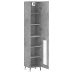 Hoge Kast 34,5X34X180 Cm Bewerkt Hout