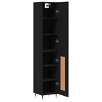 Hoge Kast 34,5X34X180 Cm Bewerkt Hout