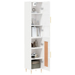Hoge Kast 34,5X34X180 Cm Bewerkt Hout