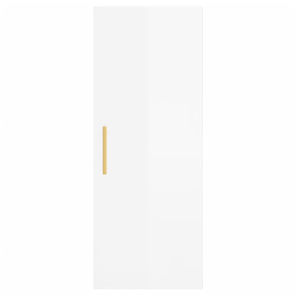 Hoge Kast 34,5X34X180 Cm Bewerkt Hout