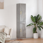 Hoge Kast 34,5X34X180 Cm Bewerkt Hout