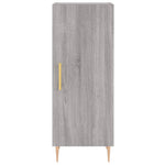 Hoge Kast 34,5X34X180 Cm Bewerkt Hout Eikenkleurig