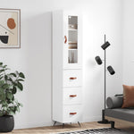 Hoge Kast 34,5X34X180 Cm Bewerkt Hout