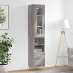 Hoge Kast 34,5X34X180 Cm Bewerkt Hout