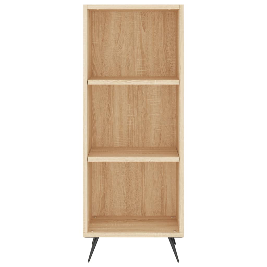 Hoge Kast 34,5X34X180 Cm Bewerkt Hout Kleurig