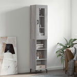 Hoge Kast 34,5X34X180 Cm Bewerkt Hout