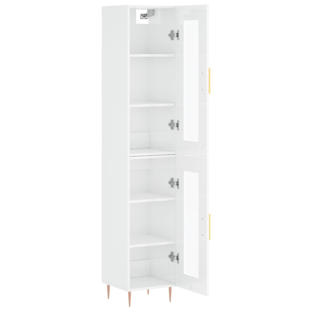 Hoge Kast 34,5X34X180 Cm Bewerkt Hout