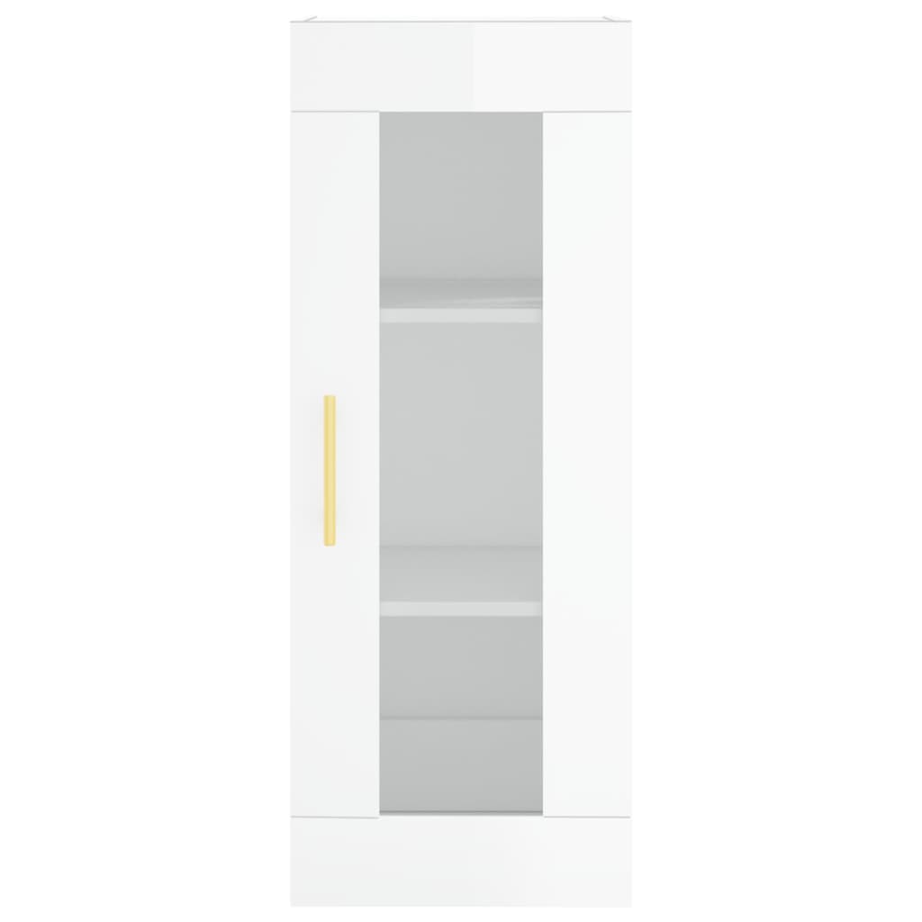 Hoge Kast 34,5X34X180 Cm Bewerkt Hout