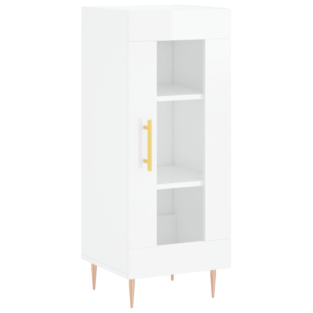 Hoge Kast 34,5X34X180 Cm Bewerkt Hout