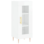 Hoge Kast 34,5X34X180 Cm Bewerkt Hout
