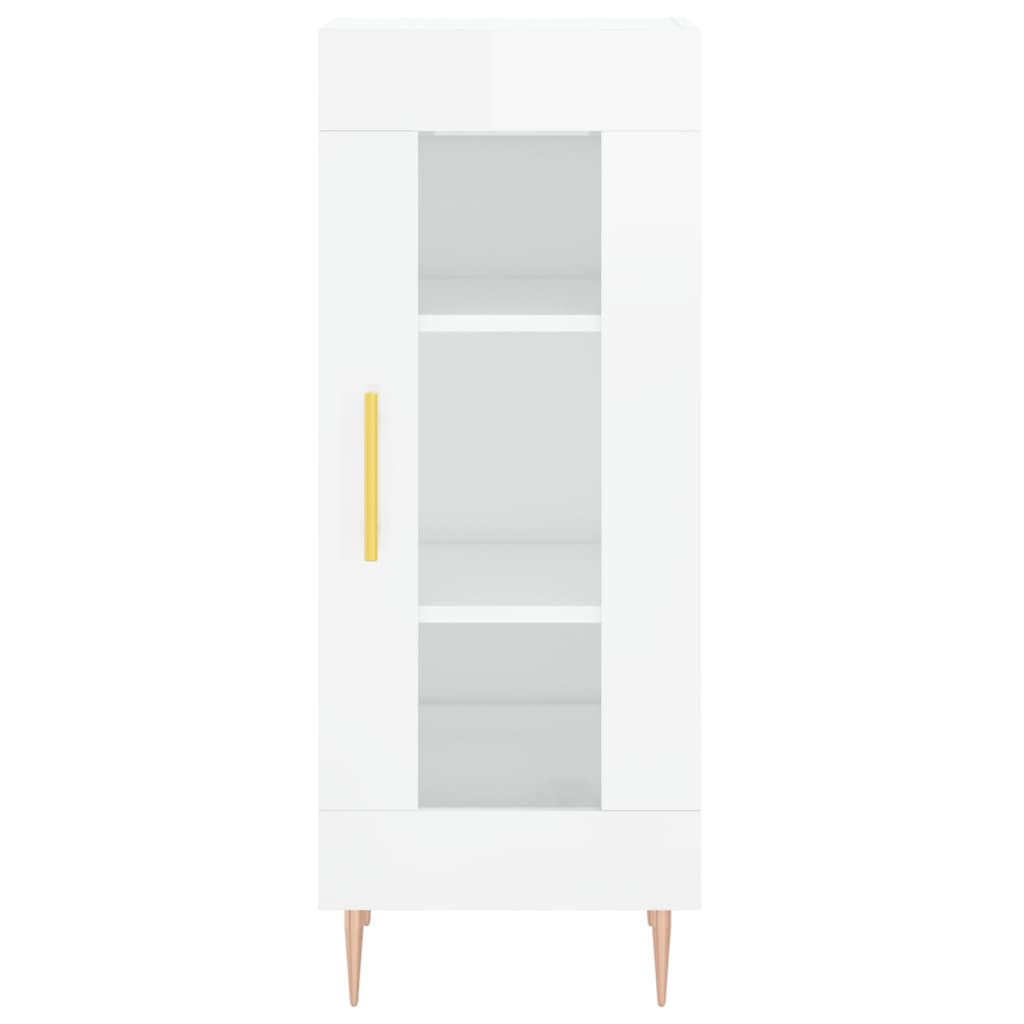 Hoge Kast 34,5X34X180 Cm Bewerkt Hout