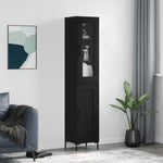 Hoge Kast 34,5X34X180 Cm Bewerkt Hout