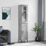 Hoge Kast 34,5X34X180 Cm Bewerkt Hout