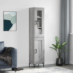 Hoge Kast 34,5X34X180 Cm Bewerkt Hout