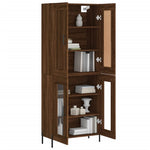 Hoge Kast 69,5X34X180 Cm Bewerkt Hout