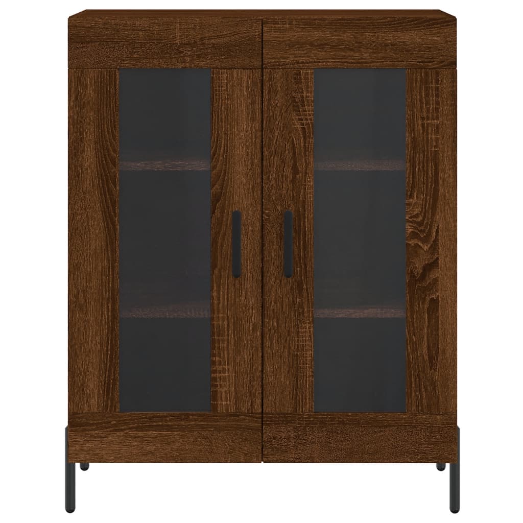 Hoge Kast 69,5X34X180 Cm Bewerkt Hout