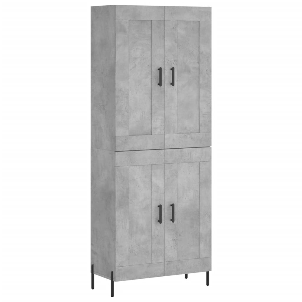 Hoge Kast 69,5X34X180 Cm Bewerkt Hout