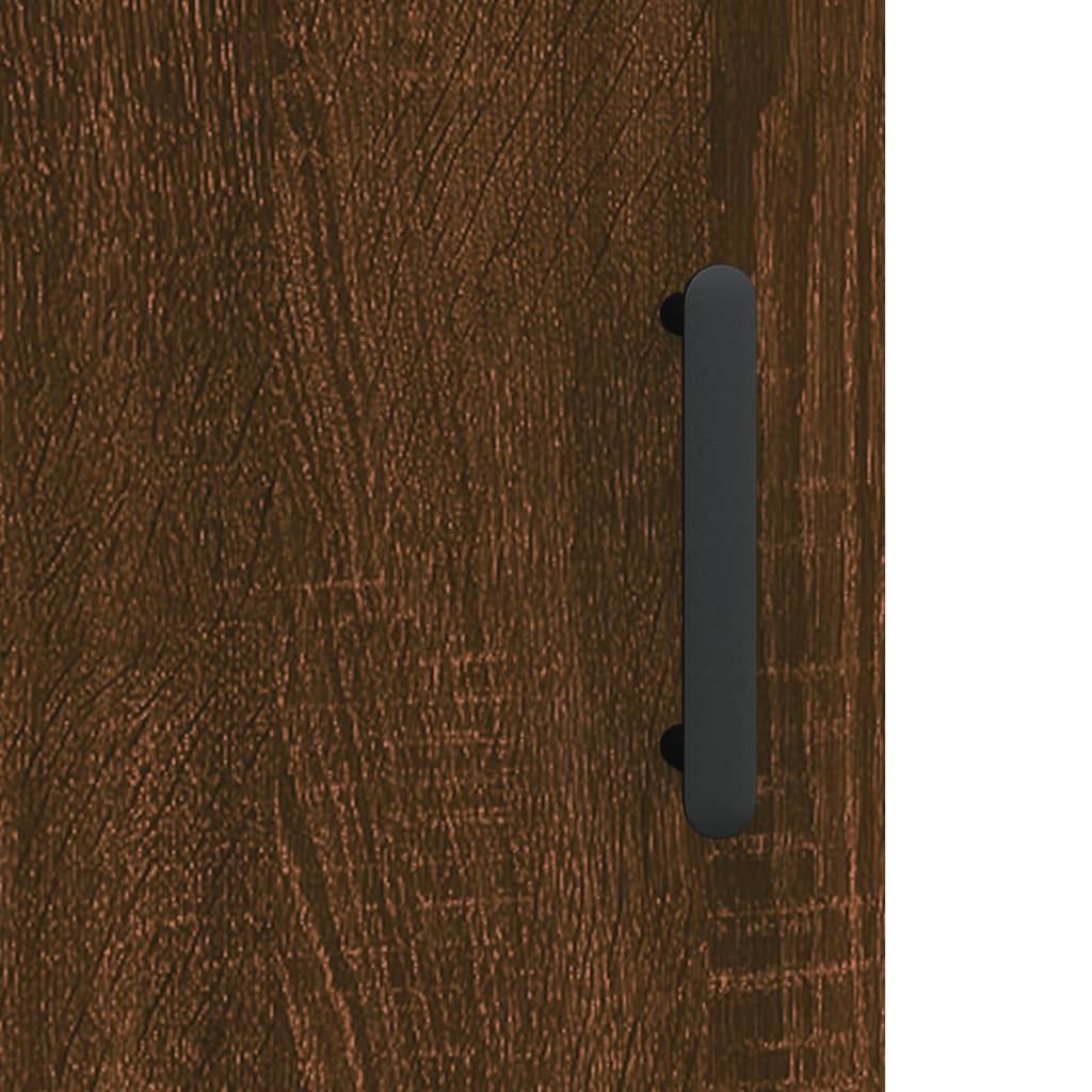 Hoge Kast 69,5X34X180 Cm Bewerkt Hout