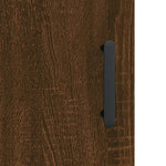Hoge Kast 69,5X34X180 Cm Bewerkt Hout